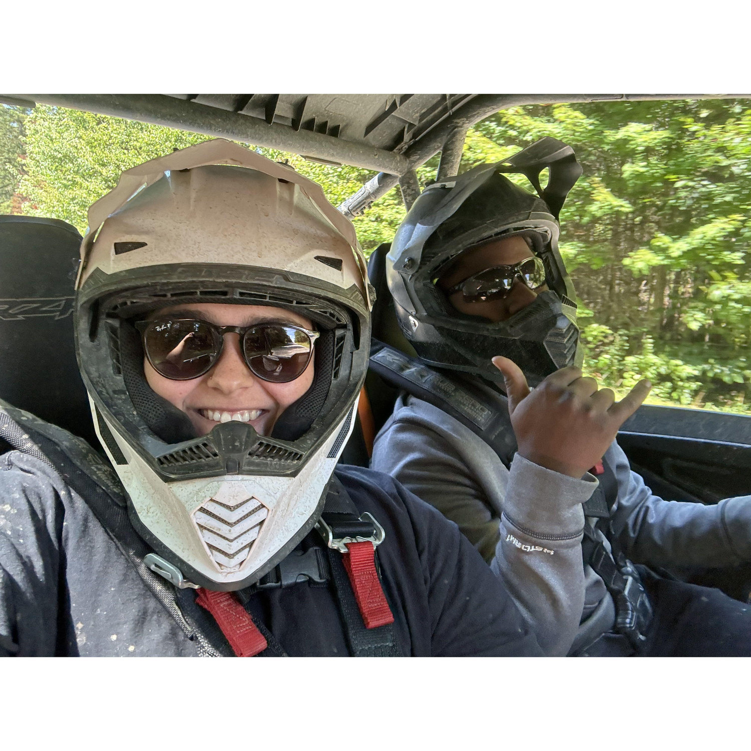 We love our adventures, whether it's riding an ATV through the woods of Pittsburg, NH...