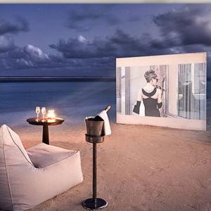 Private Cinema Date on Honeymoon