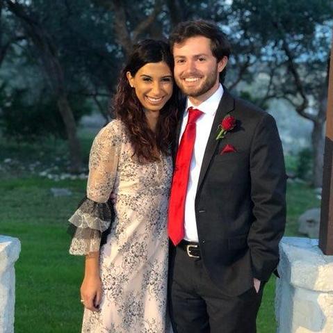 Our first picture together as a couple!