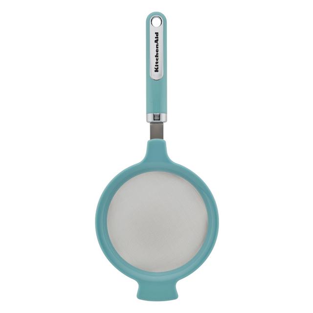 KitchenAid Stainless Steel Strainer Strainer, 5-Inch, Aqua Sky
