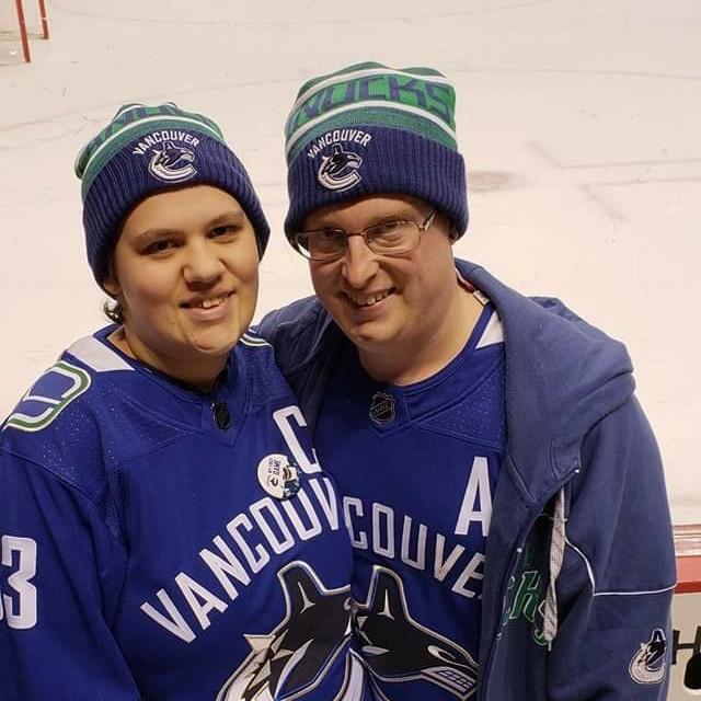 Our First Canucks Game