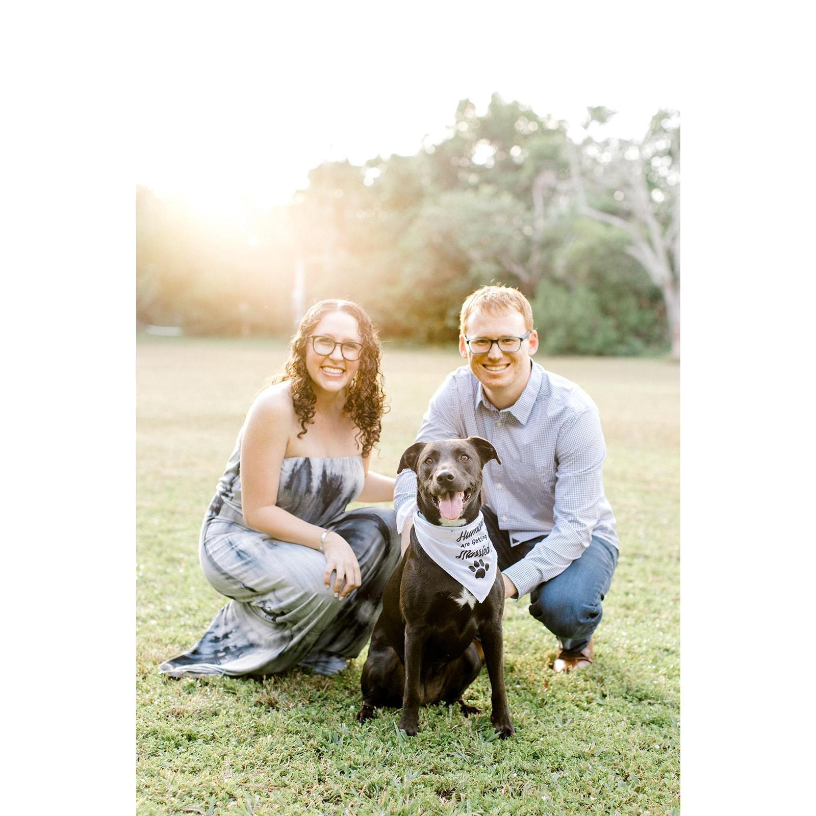 My humans are getting married!
-Riley