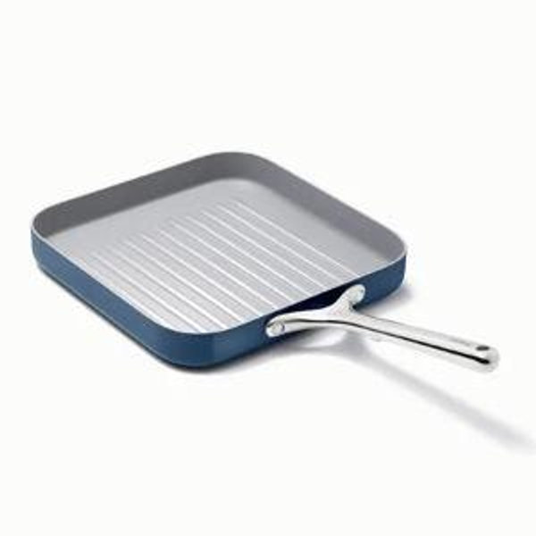 Caraway Square Grill Pan, Navy