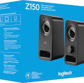 Logitech - z150 2.0 Multimedia Speakers (2-Piece) - Black