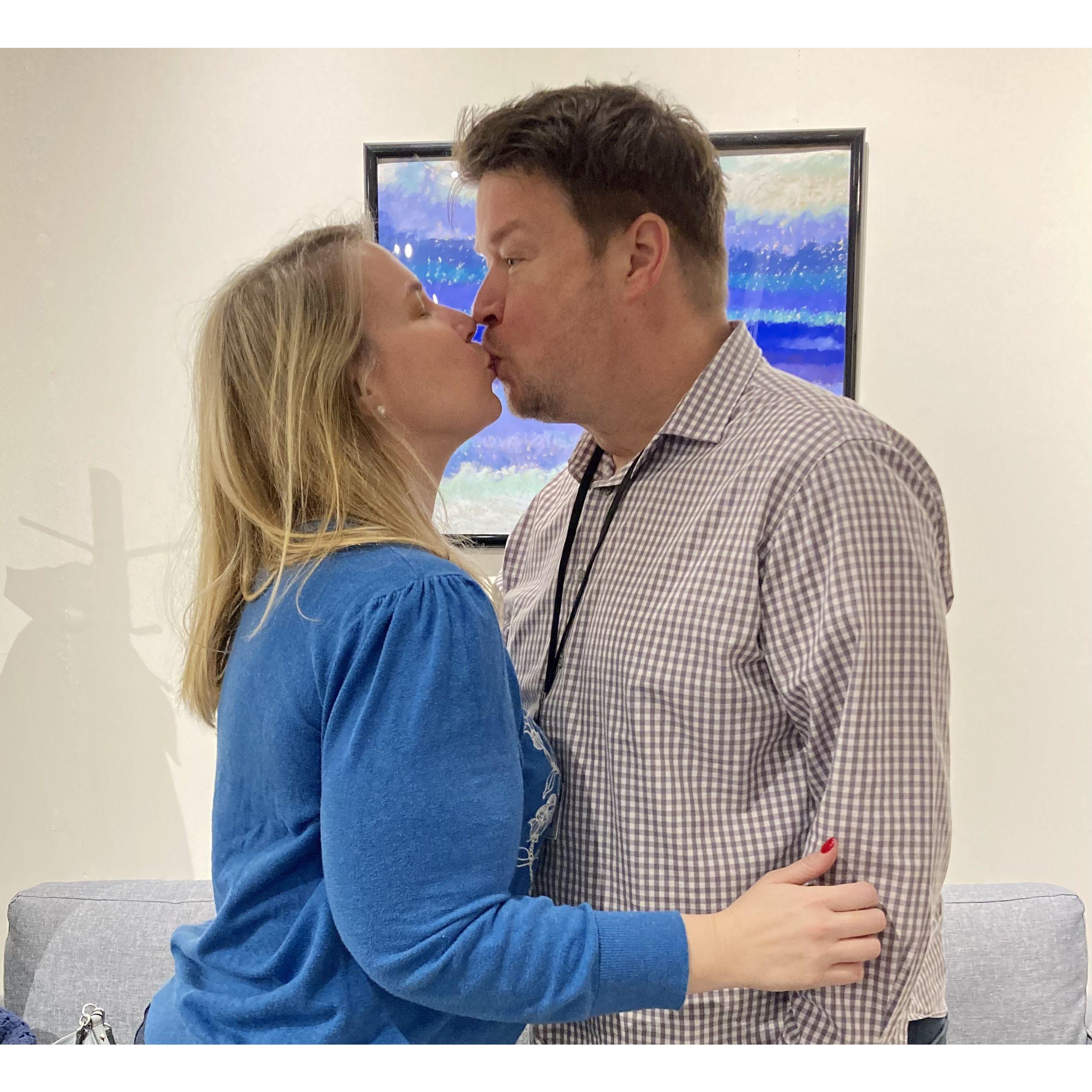 A love story like Pam and Jim from the Office