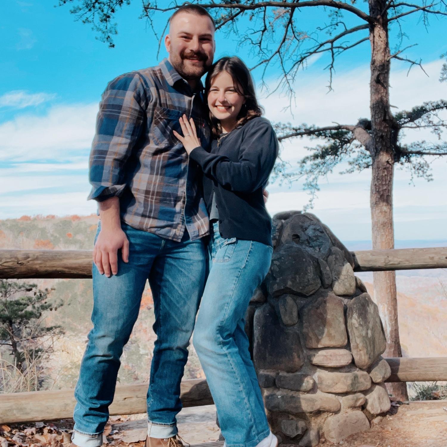 Our engagement: November 28th 2024 at Cloudland Canyon State Park 🥰