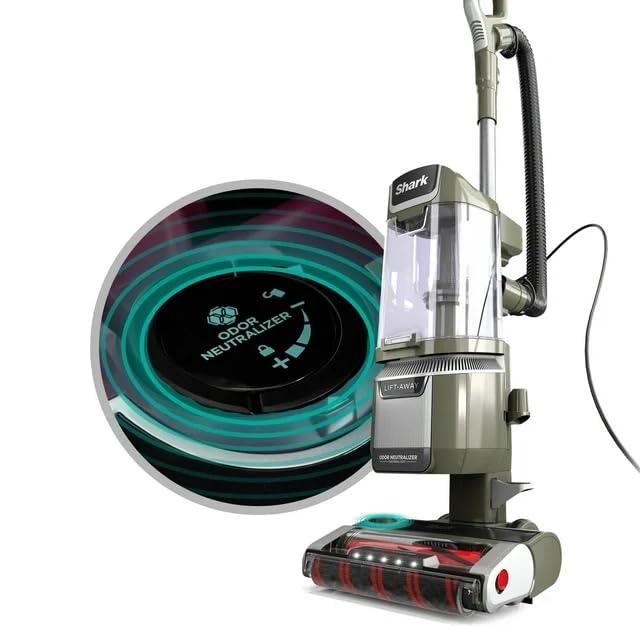 Shark LA702 Rotator Pet Lift-Away ADV Upright Vacuum with DuoClean PowerFins HairPro & Odor Neutralizer Technology, Wine Purple, 0.8 Qt. Dust Cup - Sage (Renewed)