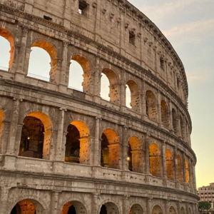 See the Coliseum in Rome
