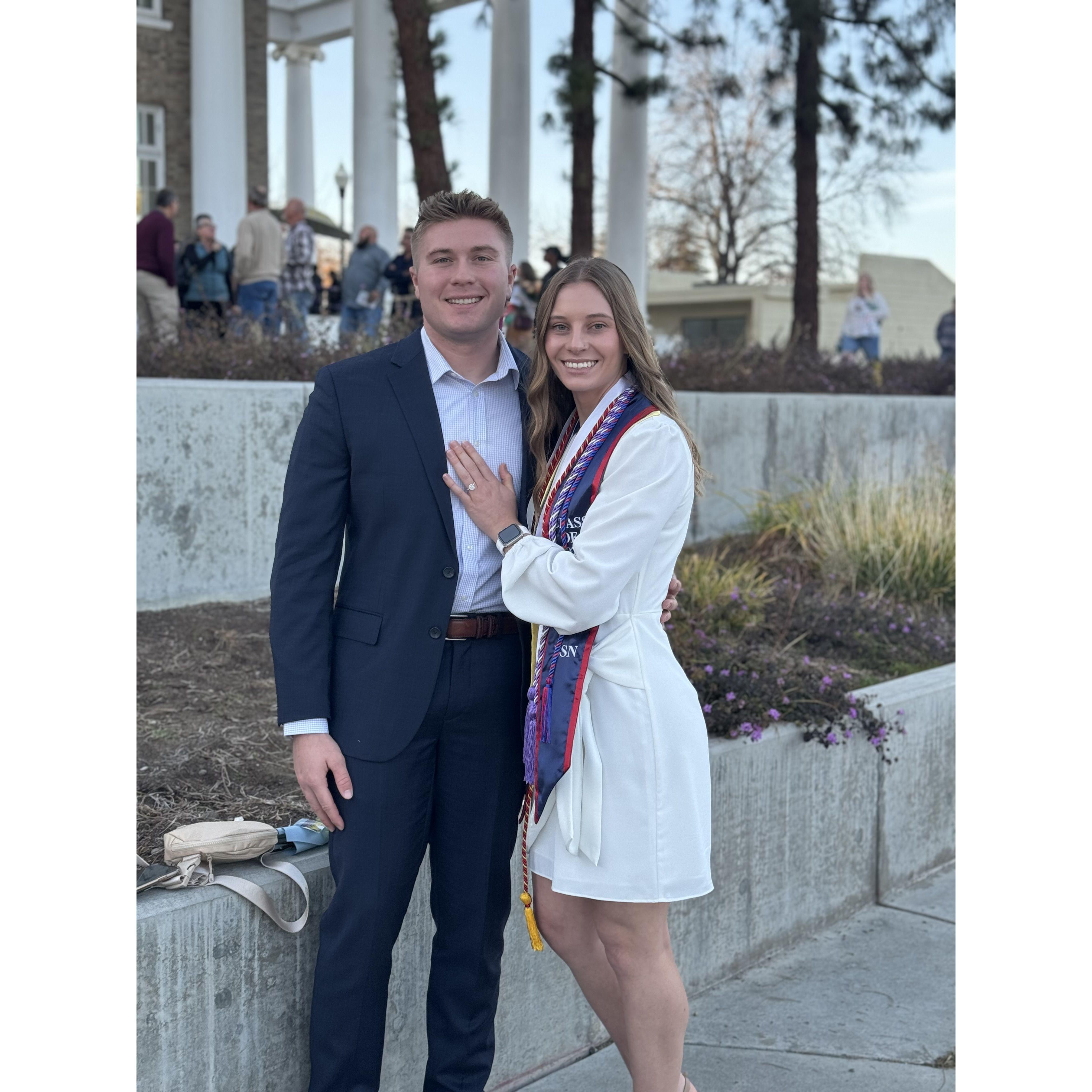 Cassie's Nursing Pinning Ceremony