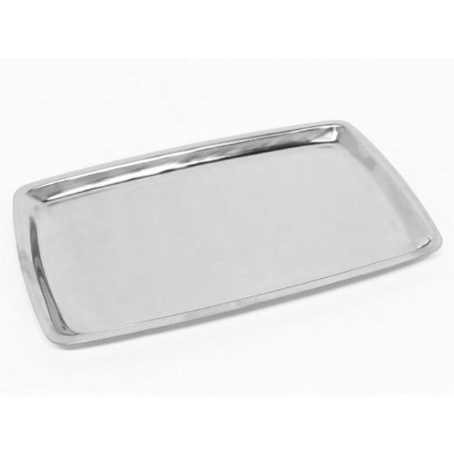 Royal Industries Sizzle Platter, Rectangular, Stainless Steel, 11" x 7.25"