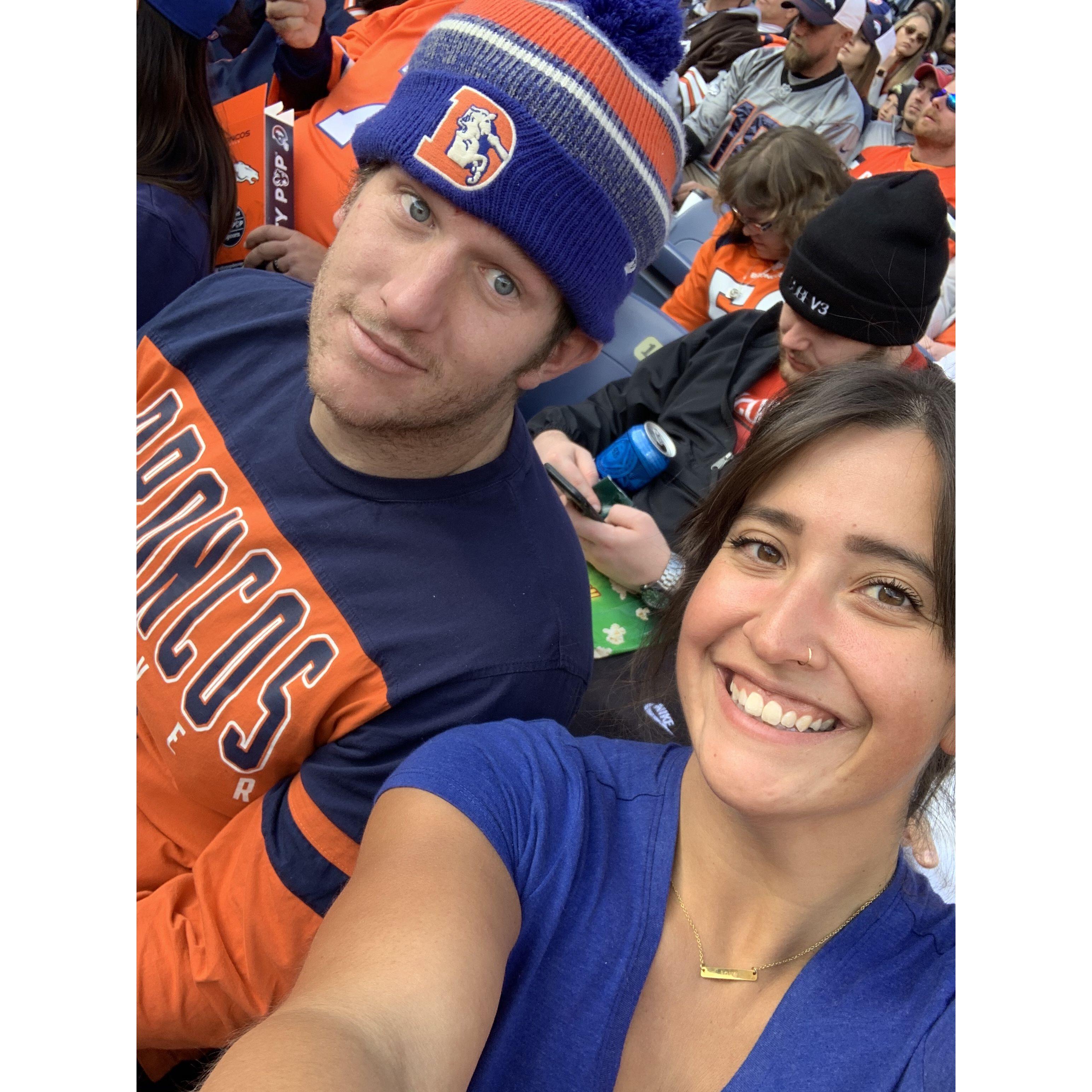 Catching a Broncos game