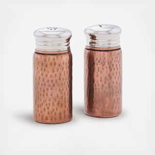 Hammered Salt & Pepper Shaker Set