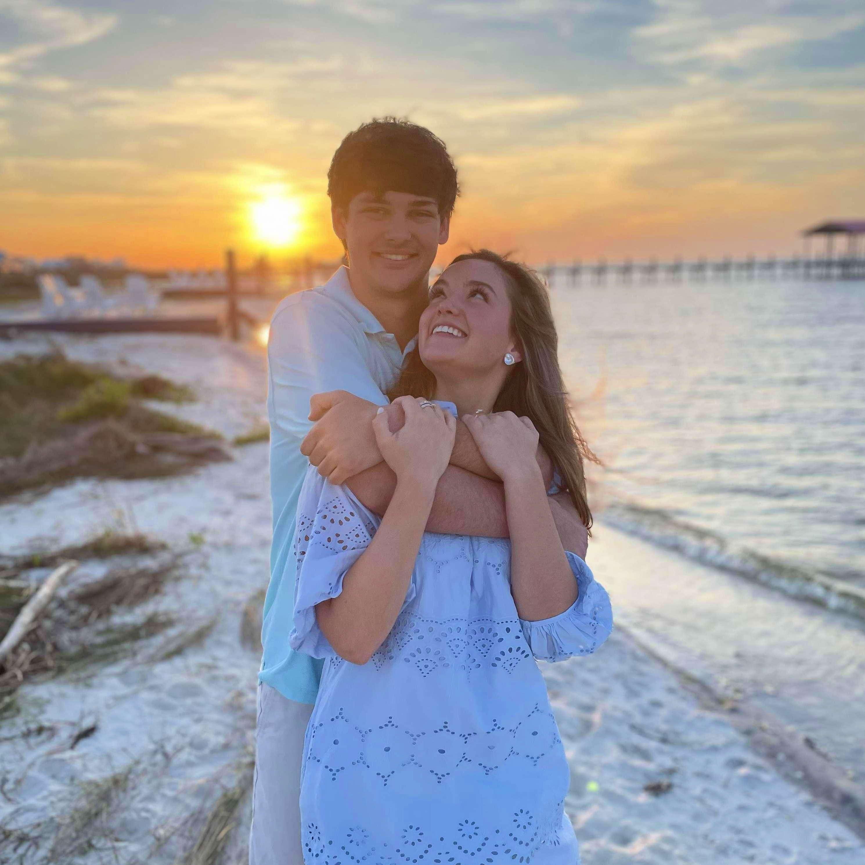 Dauphin Island engagement weekend