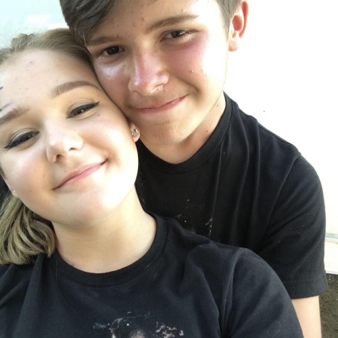 Our very first picture together from middle school!