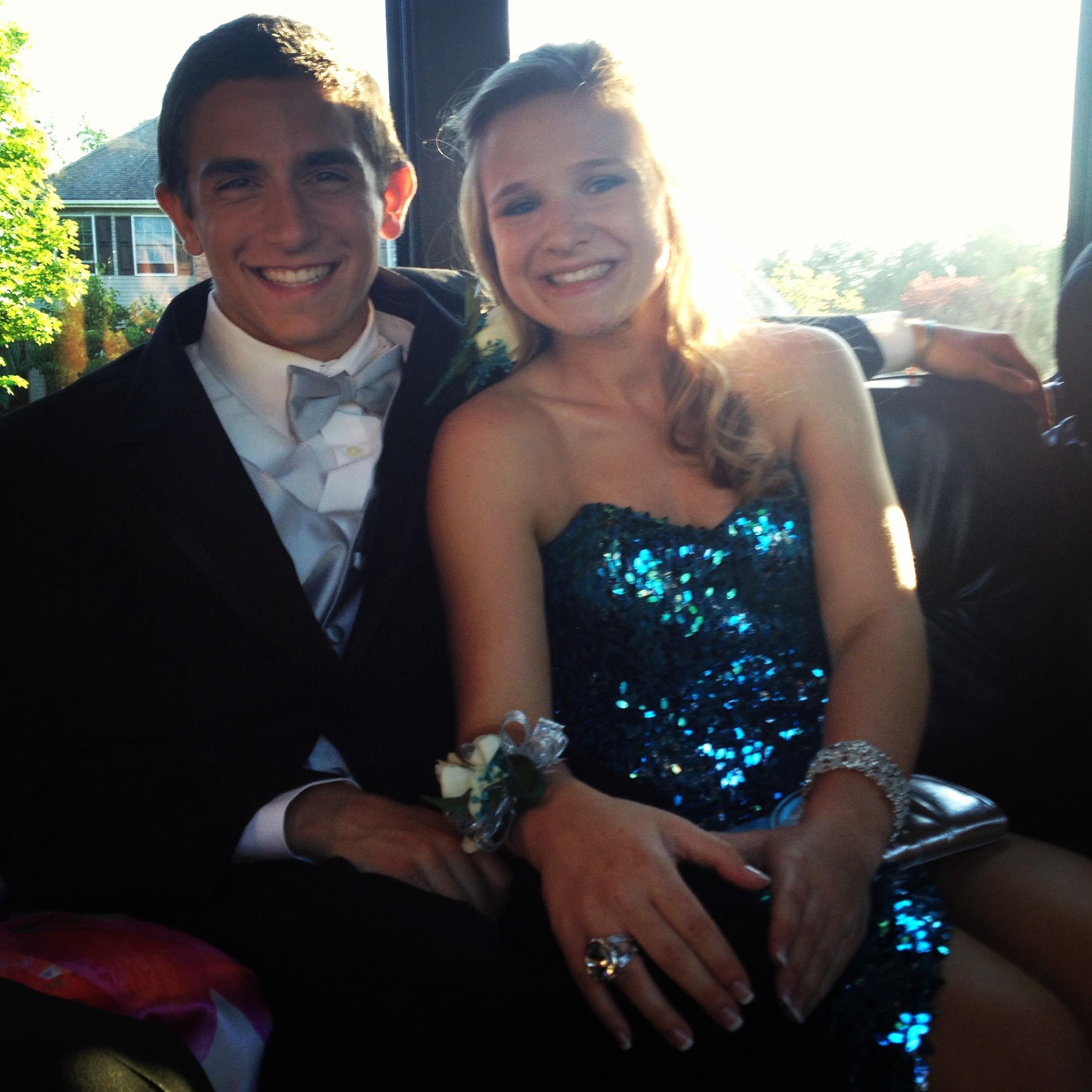 Senior Prom 2012, right after we sang Spongebob Squarepants with Joe's Dad Chris.