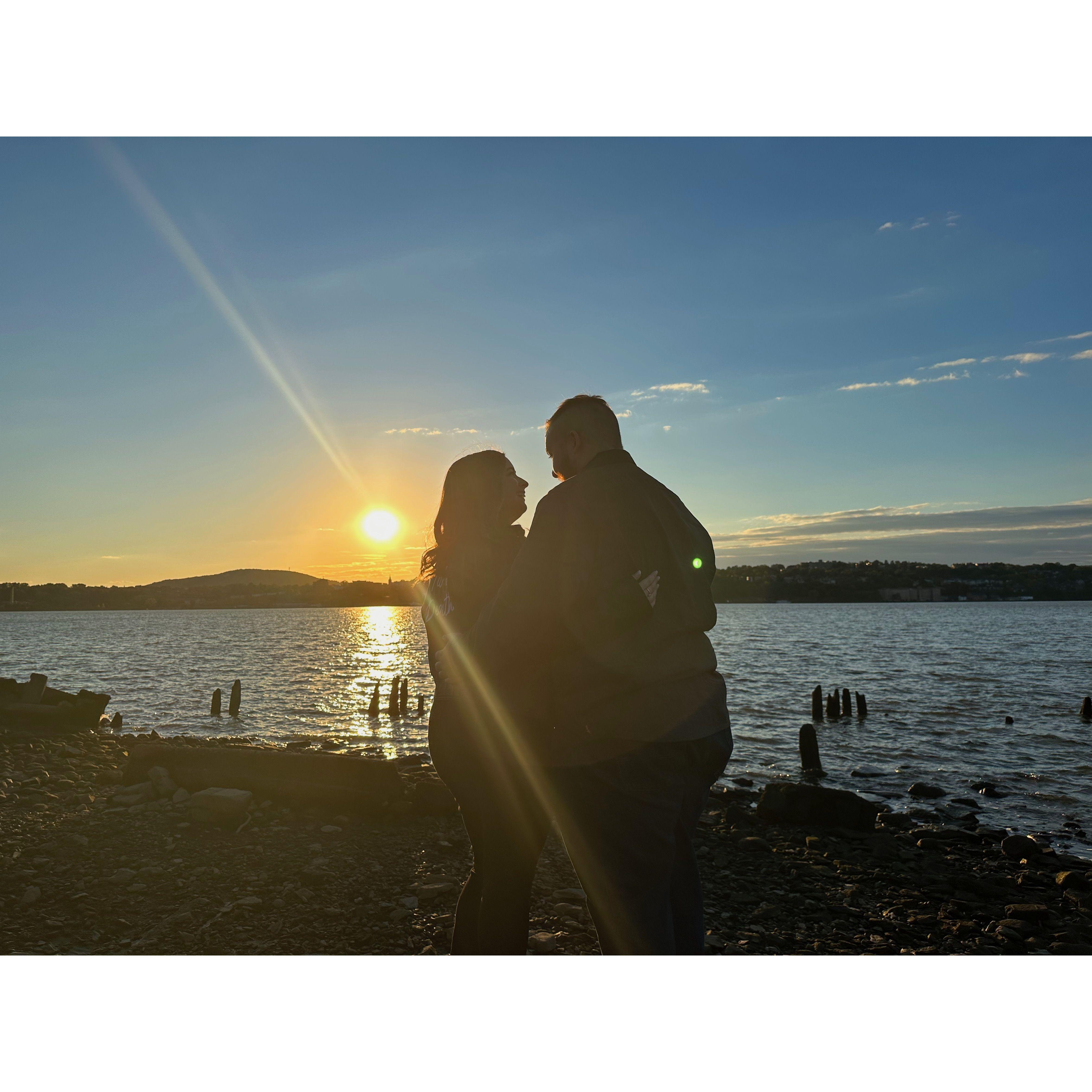 Engagement photos at the Beacon waterfront. Big thank you to Marcus who took these amazing photos.