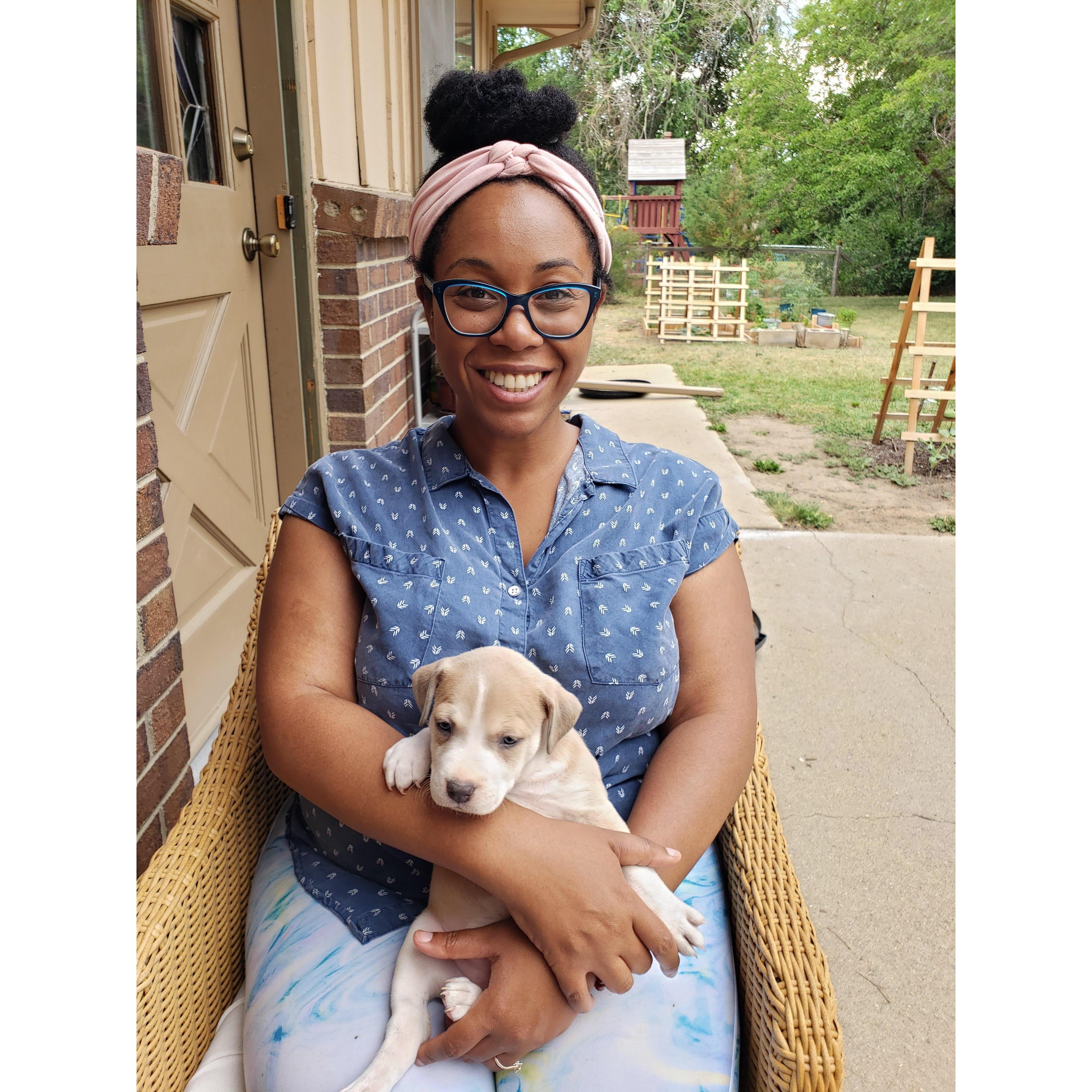 The day we got Bailey.