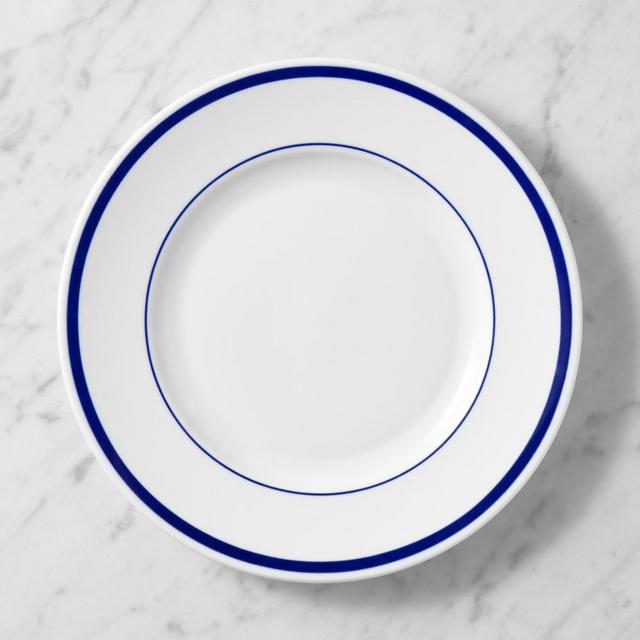 Brasserie Dinner Plates, Set of 4, Blue