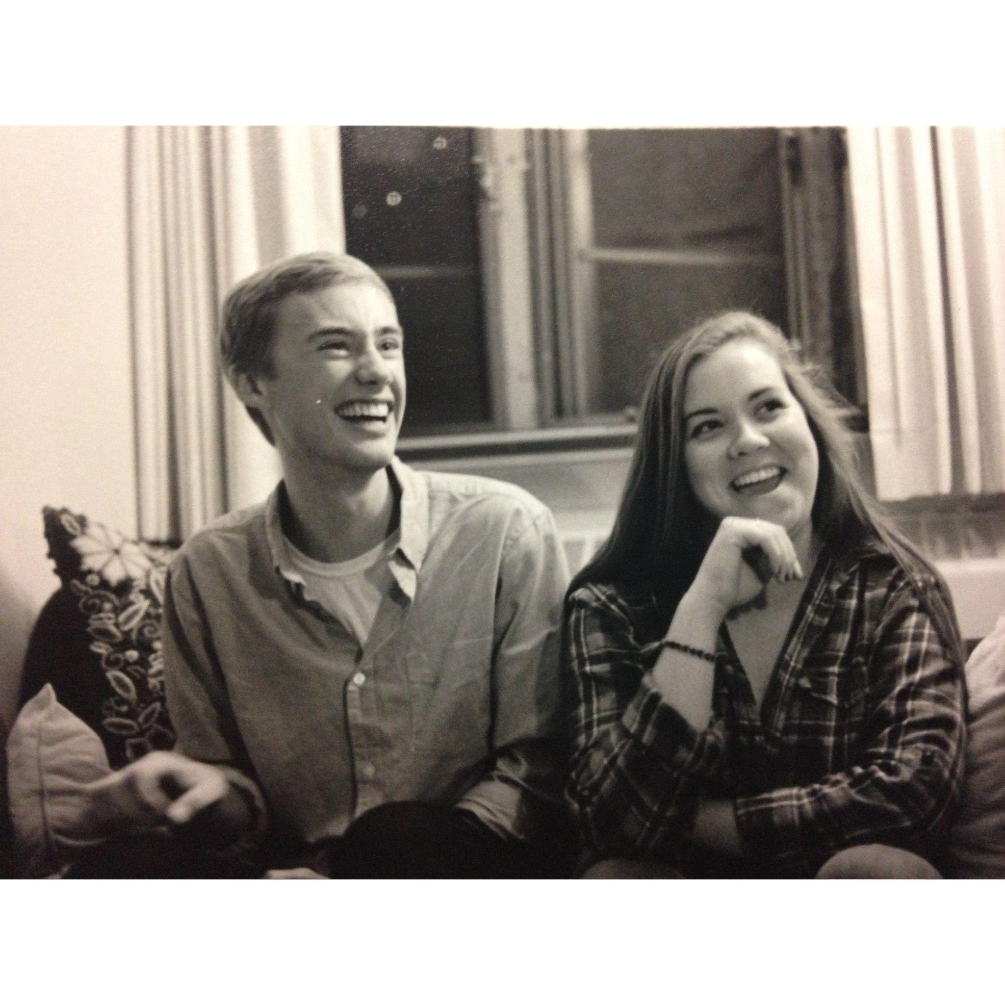 Blake visiting Annie at St. Olaf - 2014 (captured by our good friend Jeanette Byrnes!)