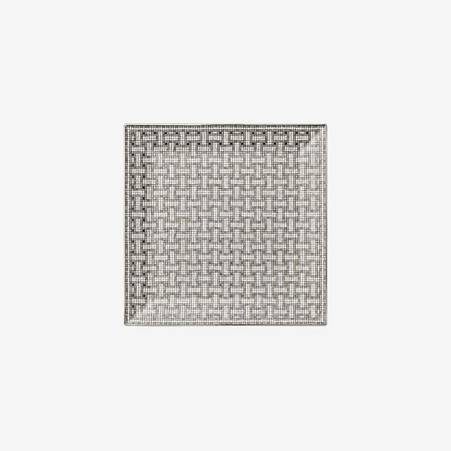 Hermes Mosaique au 24 platinum square plate