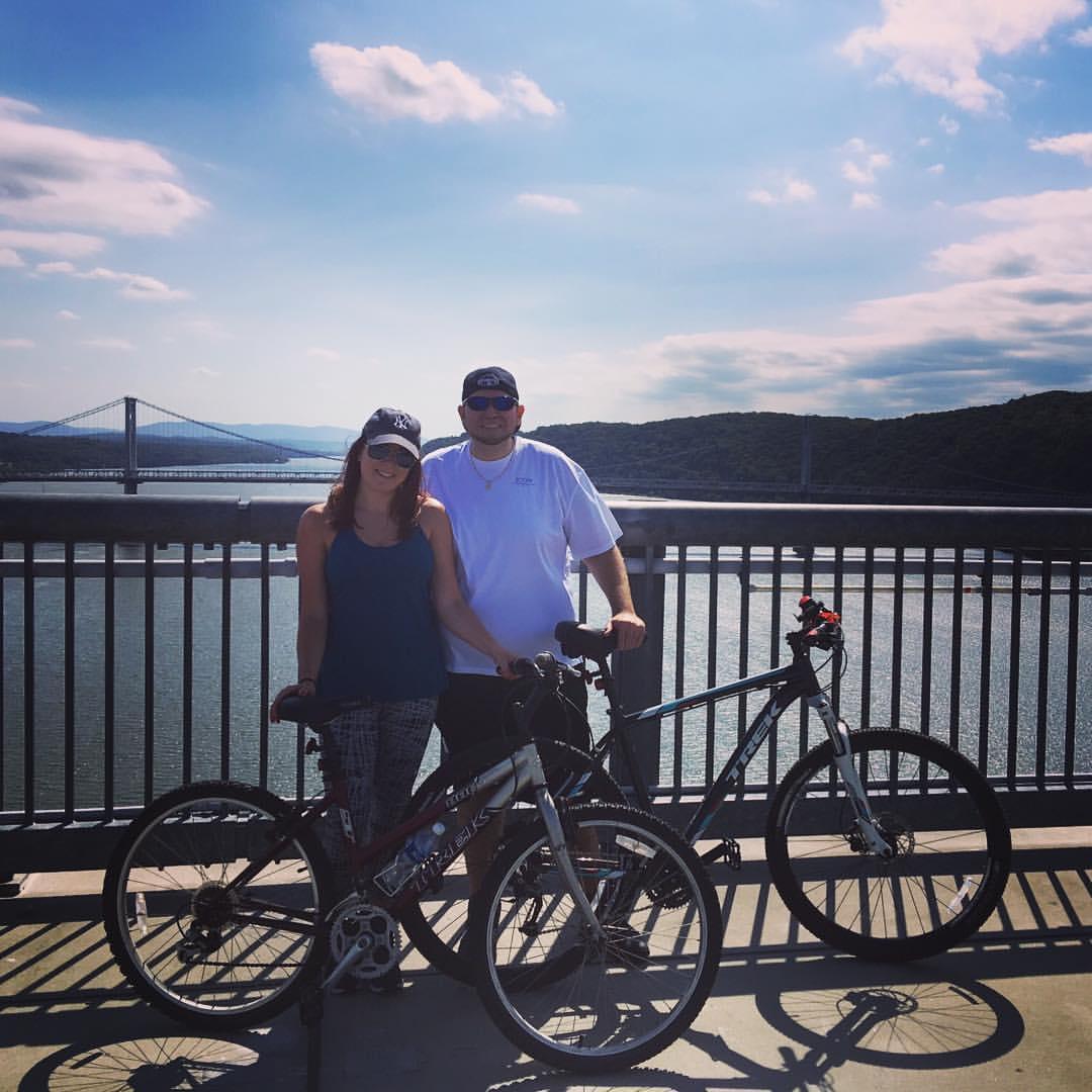 Doing our favorite thing, riding bikes!
