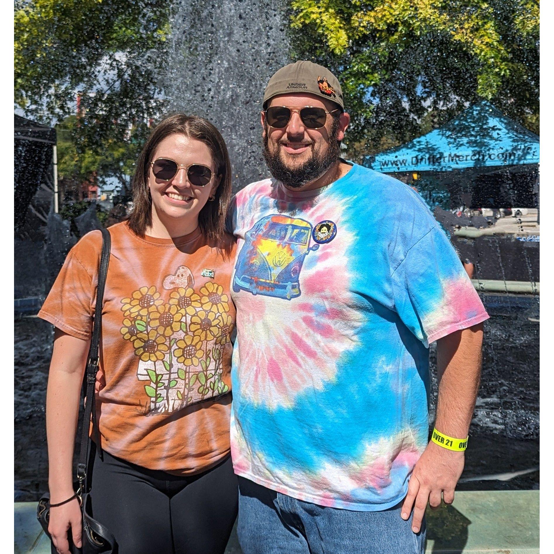 Just one of many Jerry-fest days on Tarin's trip to being a Grateful Dead fan