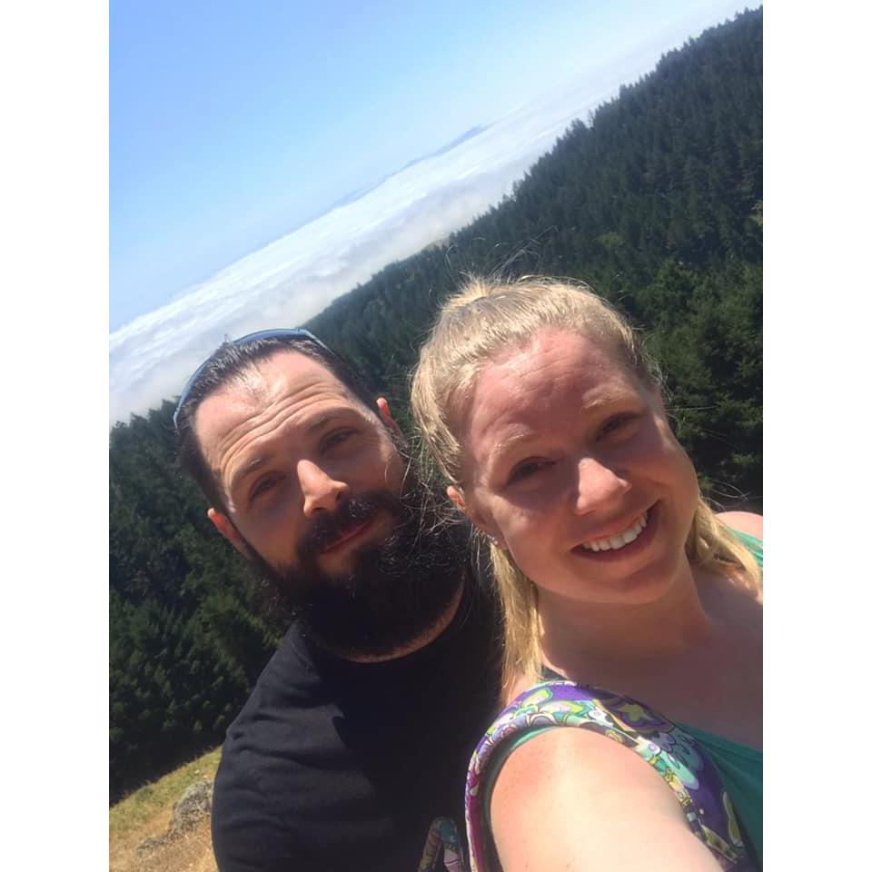 Hiking on Mt. Tamalpais in California.