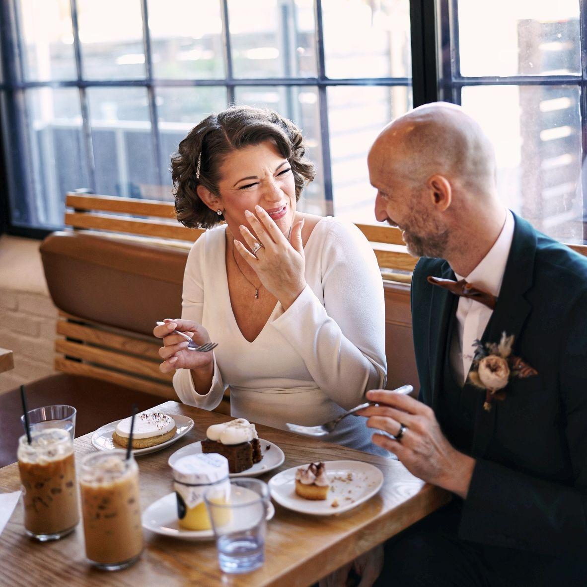 Instead of cake, we stopped at Billie's Grocery in Midtown for the most amazing gluten free treats and dirty chai lattes. So us.