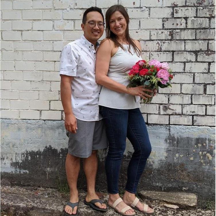 We never did get around to engagement photos, but we did sneak in a postponement shoot in Macon.