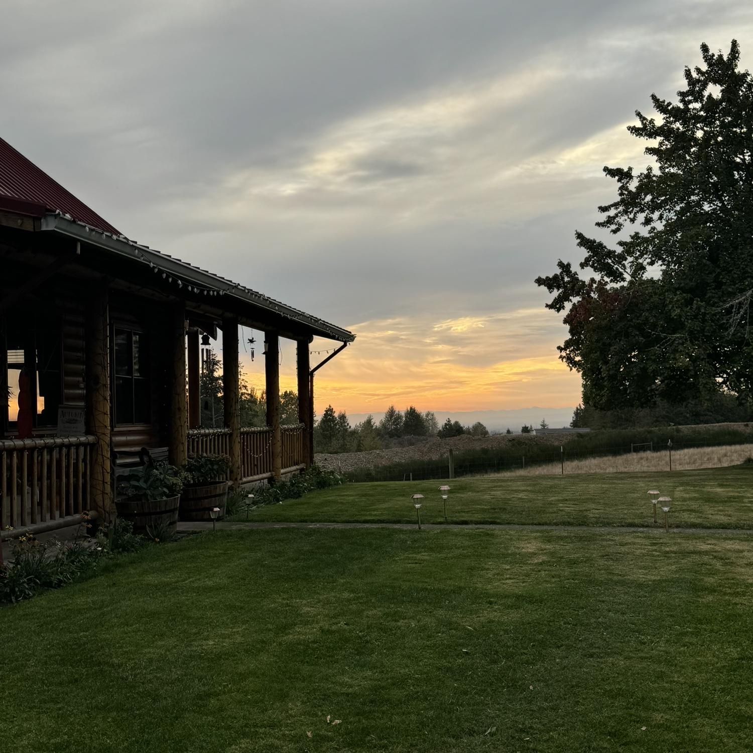 Venue at sunset