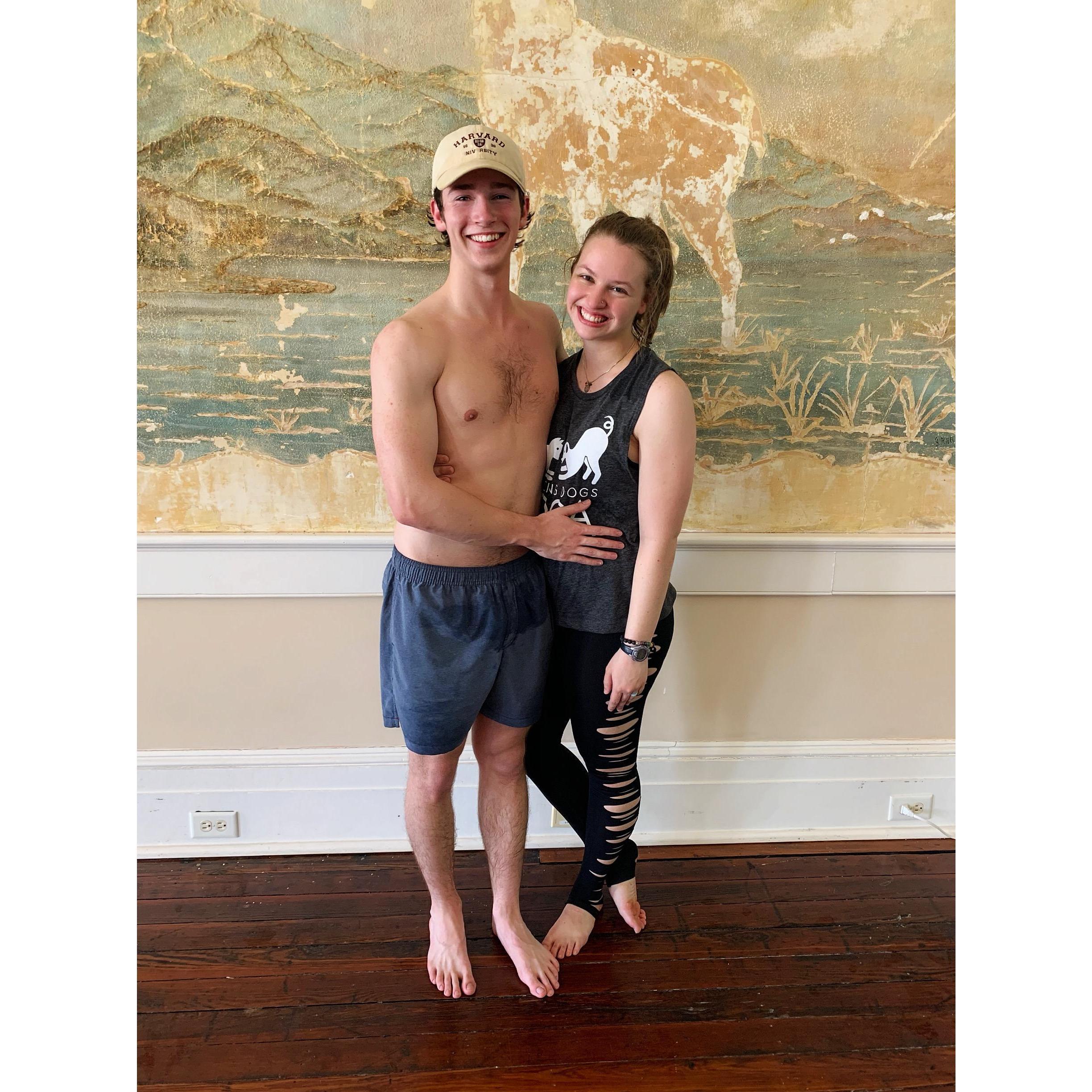 Emily's Yoga Teacher Training Graduation Class!