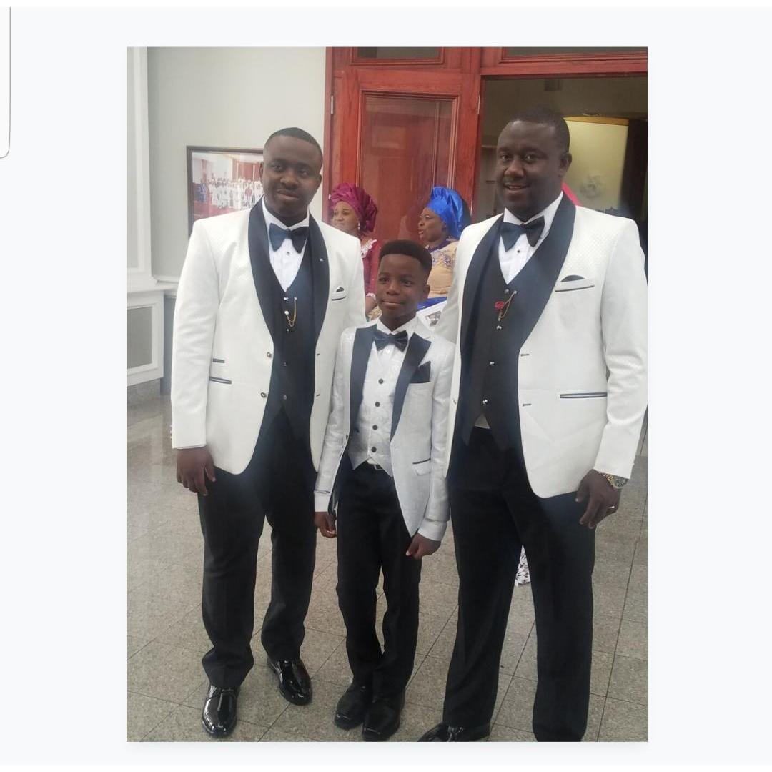 GROOM, BEST MAN AND THE LITTLE GROOM