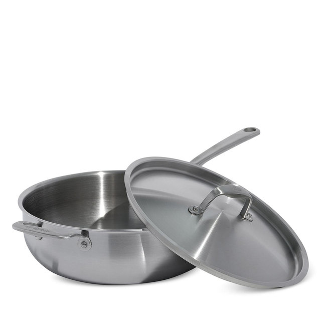 Made In 5 Ply Stainless Steel 5 Qt. Saucier and Lid