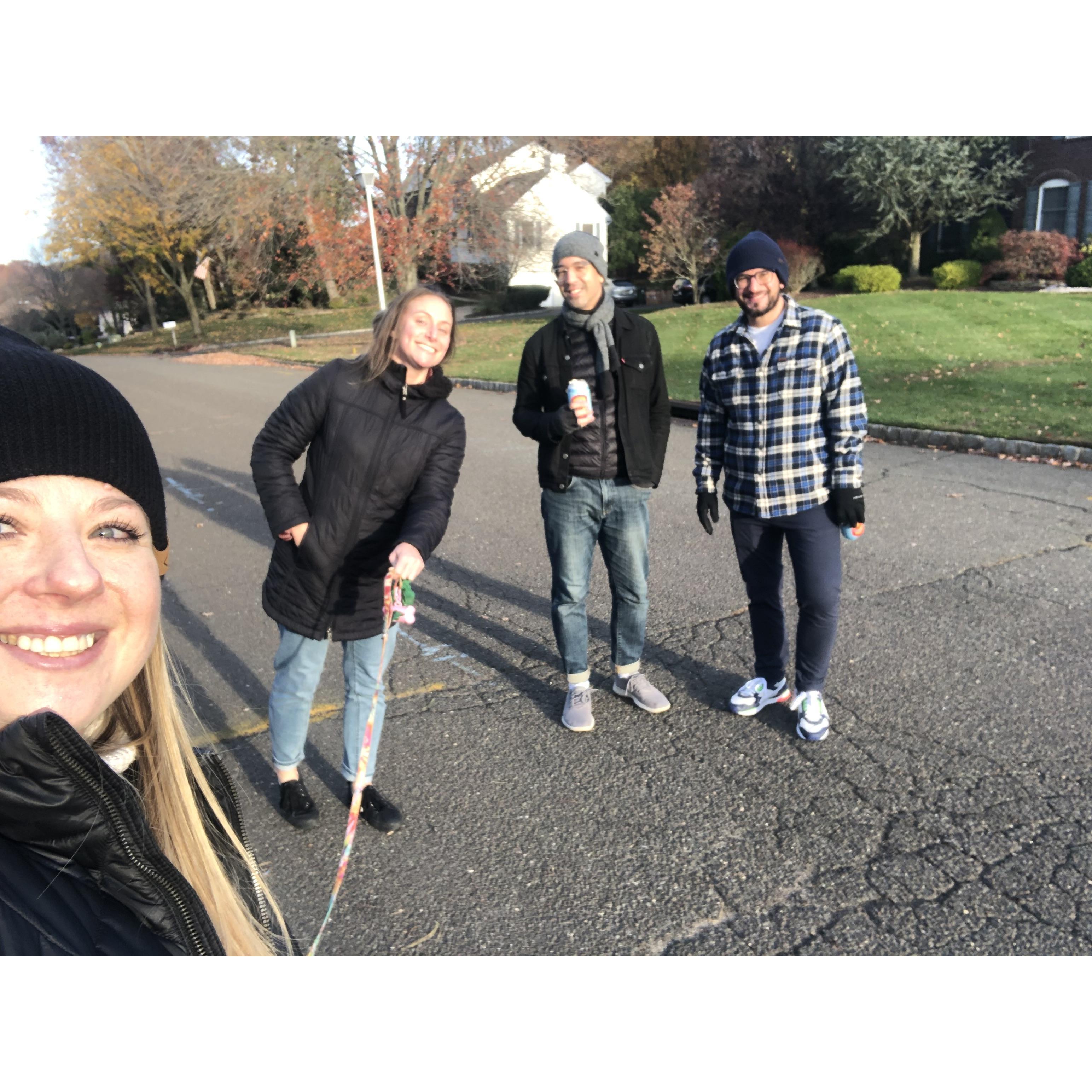 Visiting friends in NJ.