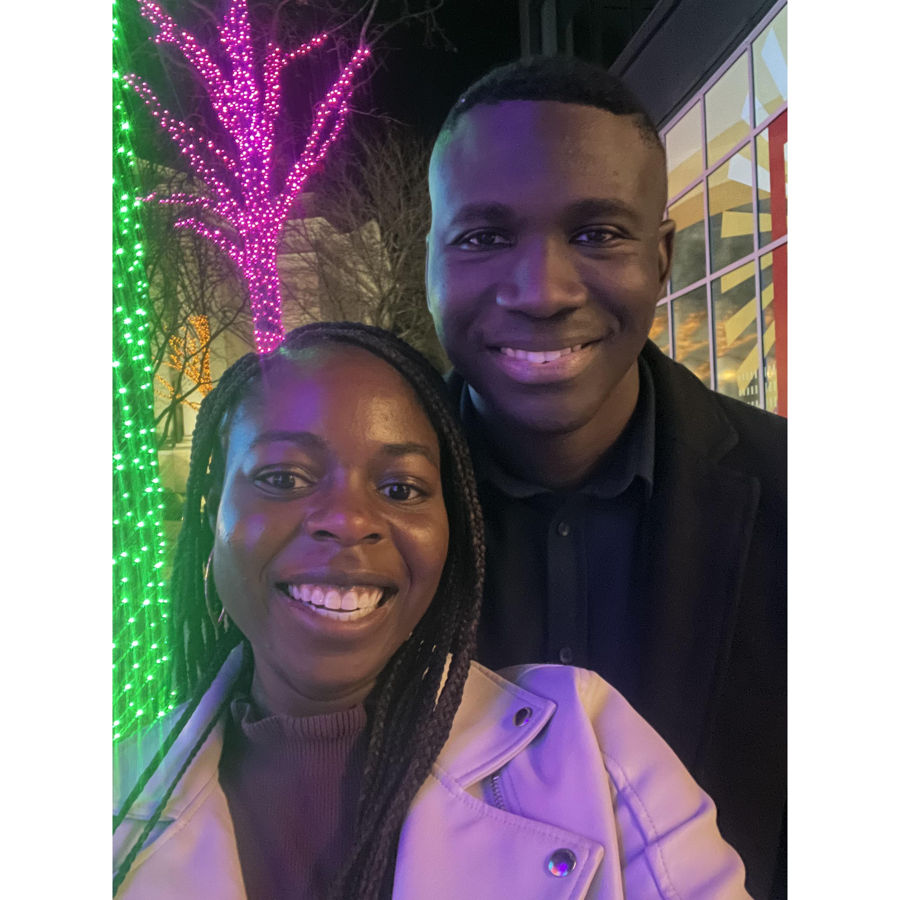 Sam came to visit Tunmise's family in Atlanta!