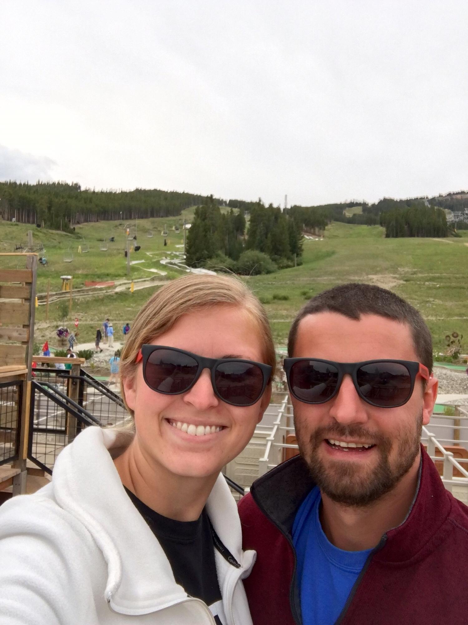 Ski slopes in Colorado with no snow!
July 2016