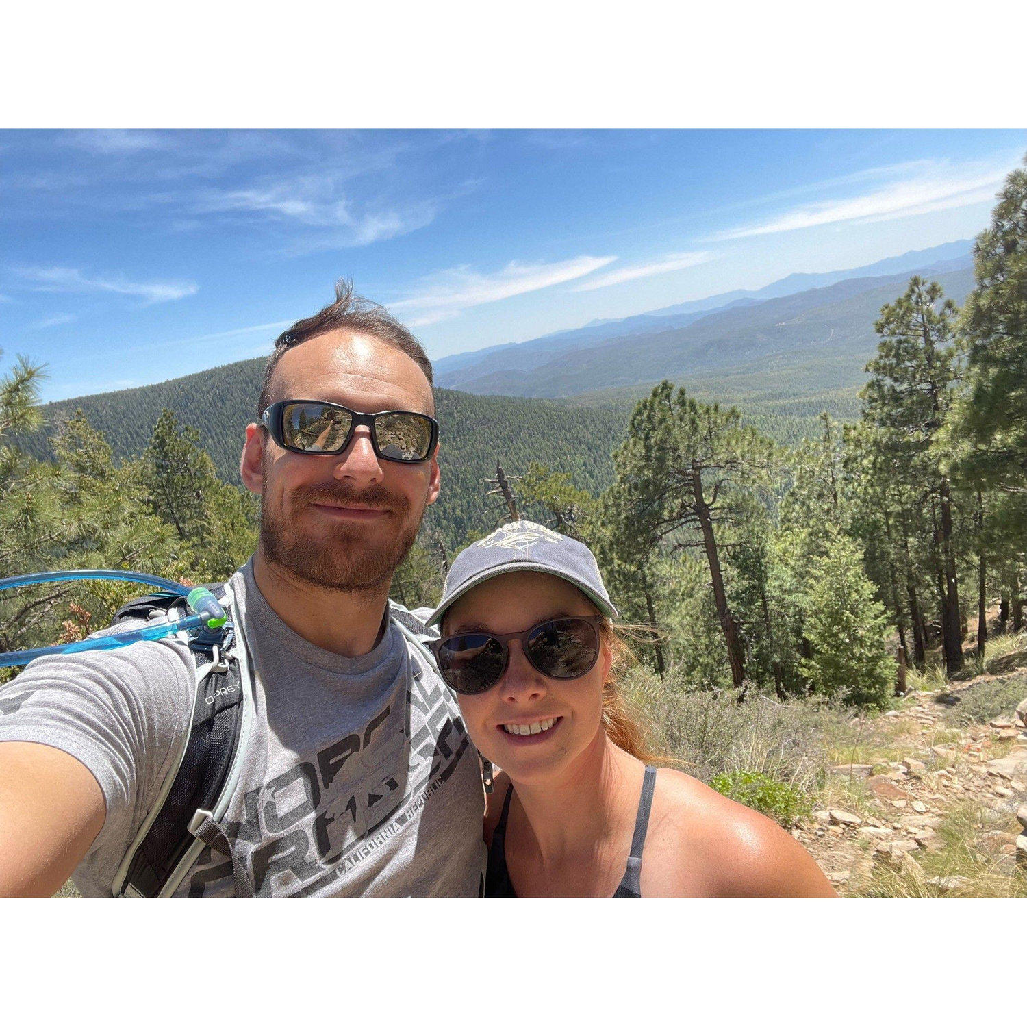 Chance planned a hike for Brooke's birthday - we encountered a bear that day! 2022