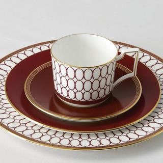 Renaissance Red Espresso Cup & Saucer
