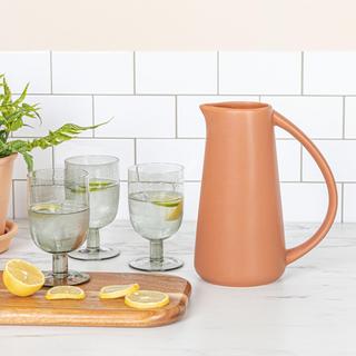 Modern Stoneware Pitcher