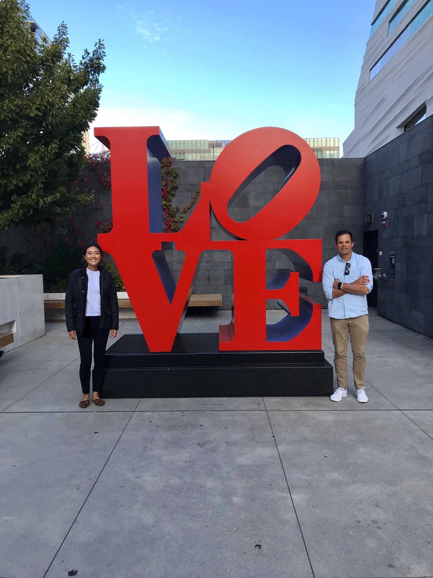 Found love during our date night at the SF MoMa