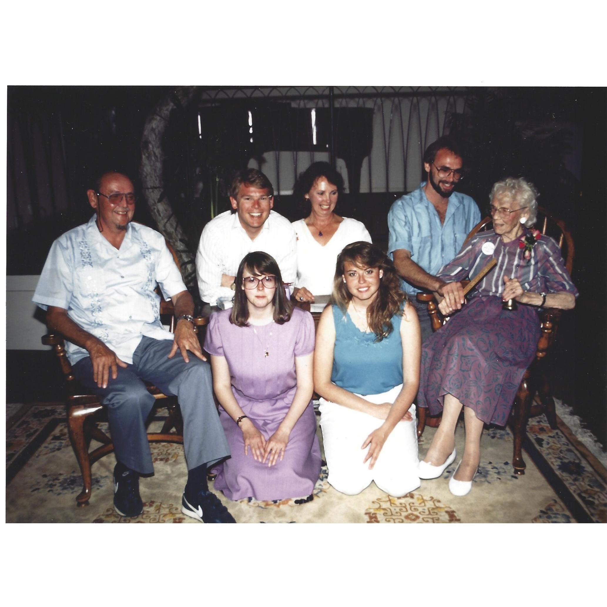 The whole Maier/Bumbera Family long befor Taylor and I were born celebrating our great grand mothers birthday