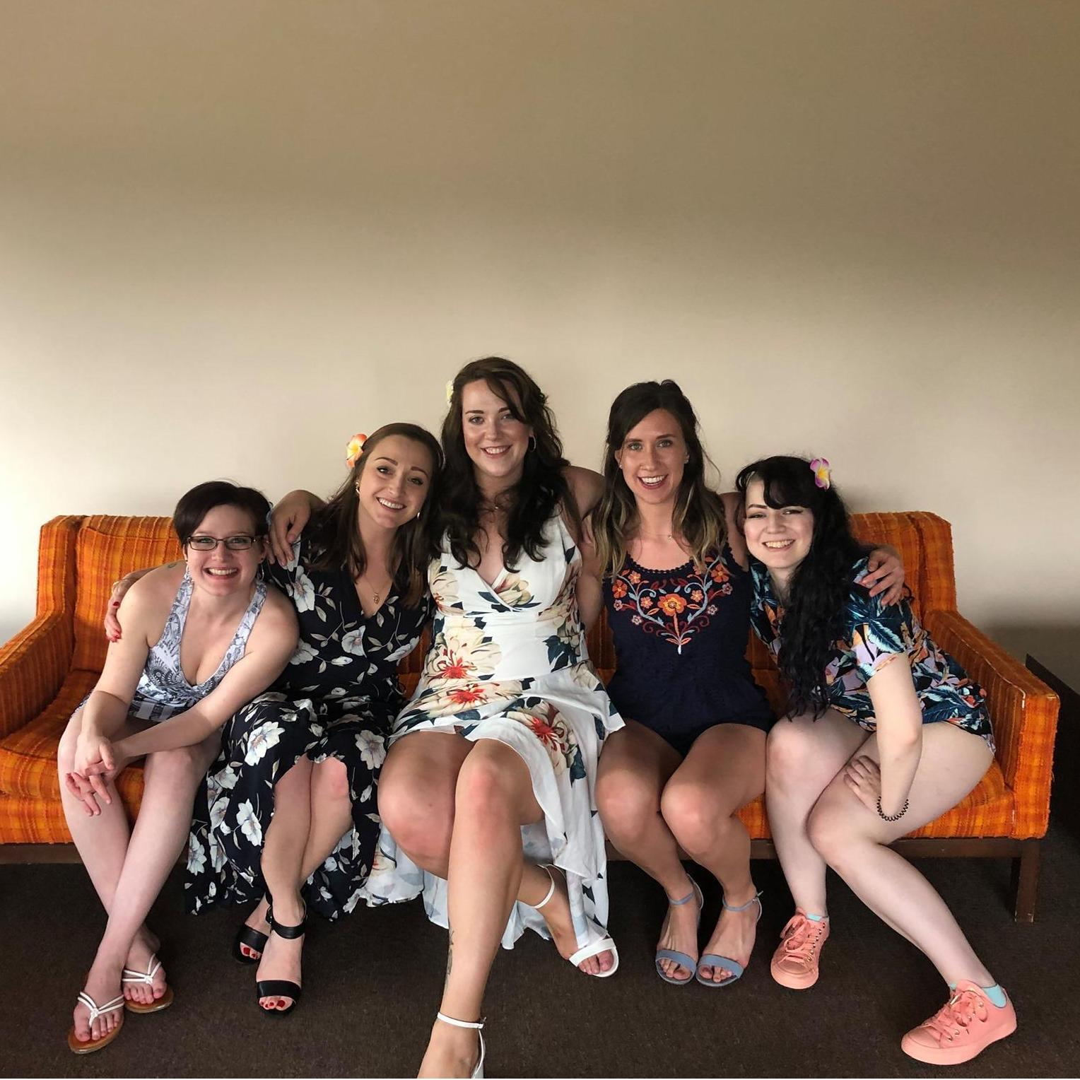 The best bridal party a girl could ask for <3