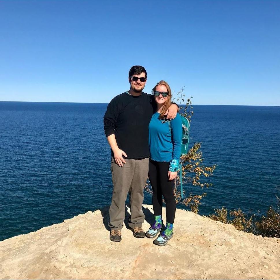 Pictured Rocks was our favorite spot to visit when Casey was in Midland and Sam was in Minneapolis. Perfect halfway spot for hikes and camping!