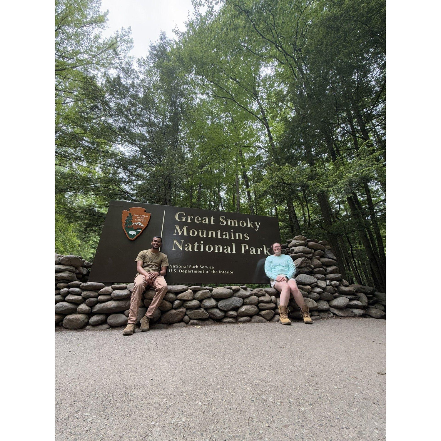 our first time going to the great smokey mountains
