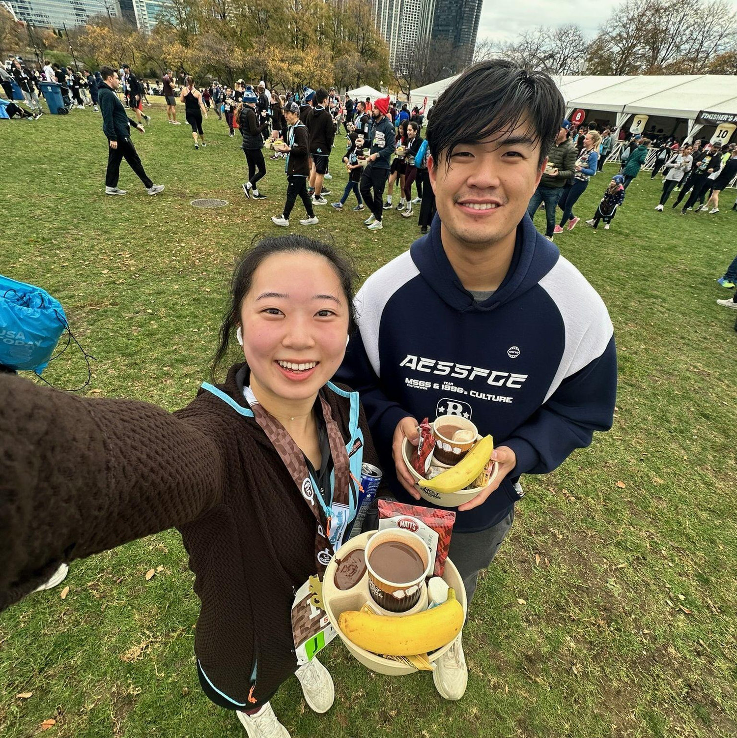 Started getting into running and this was our first race: Hot Chocolate Run 11.03.24