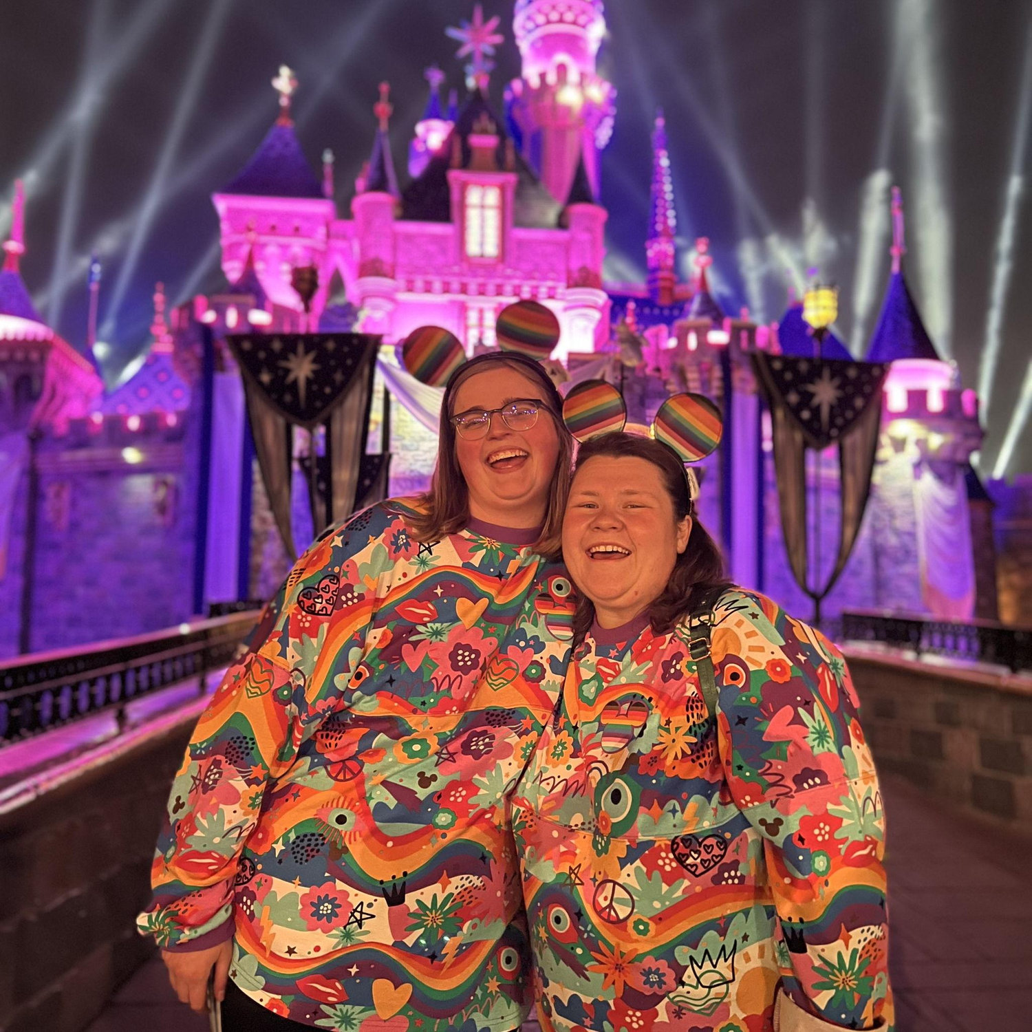 Full and heartfelt smiles at Disney Pride Night  2023!