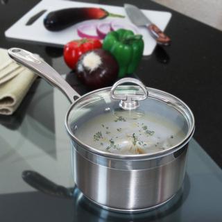 Induction Ceramic Coated Covered Saucepan