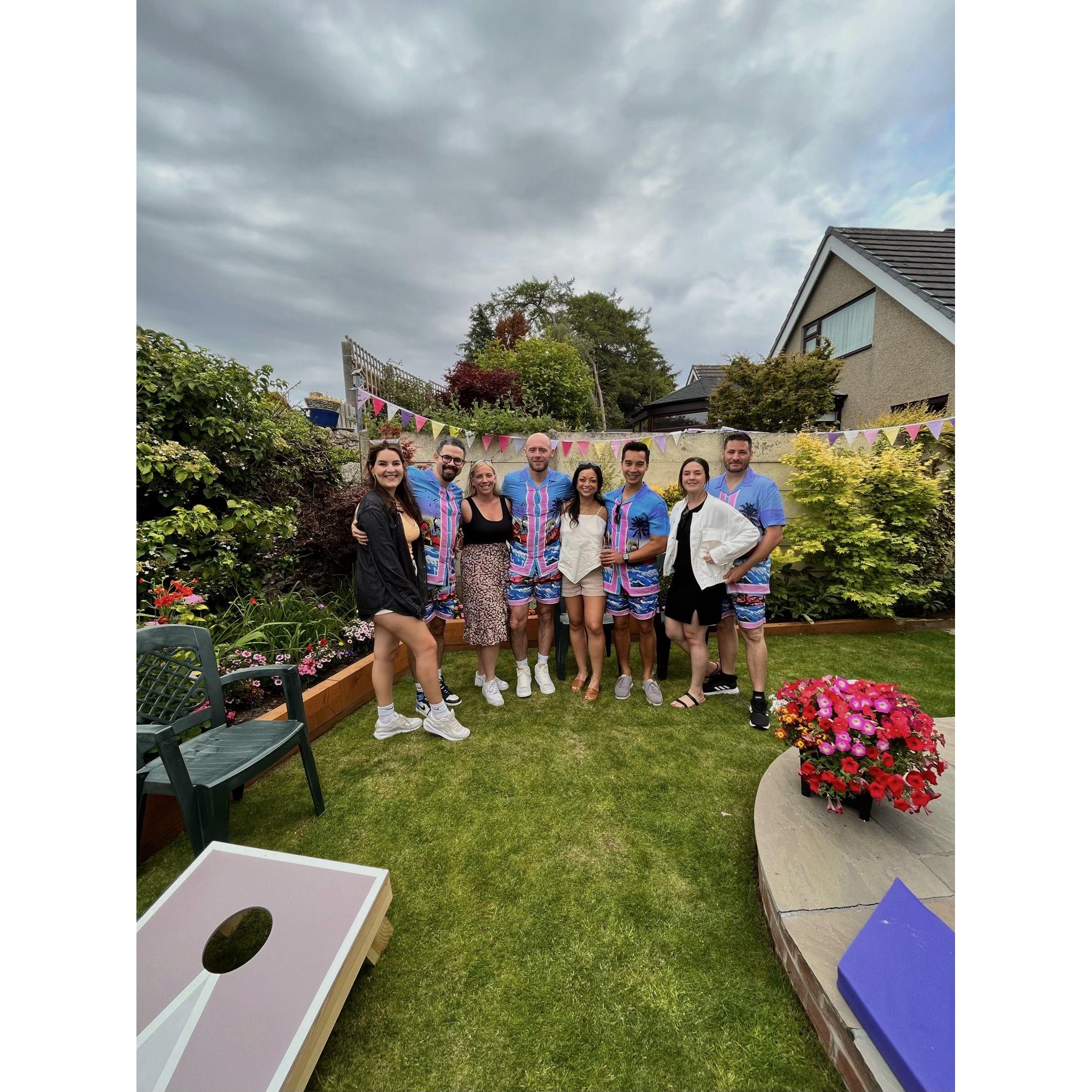 international friend trip for Nat & Ceiren's English wedding !