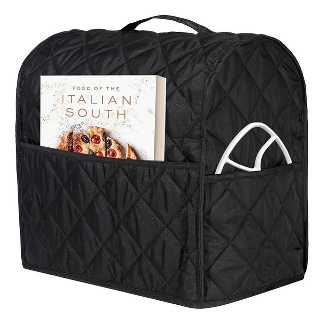 Mixer Cover for Kitchen-Aid Artisan (5QT) KSM150 Series, K45, K45SS, K5SS, KSM90 Tilt-Head Stand Mixer Dust Cover with Pockets.