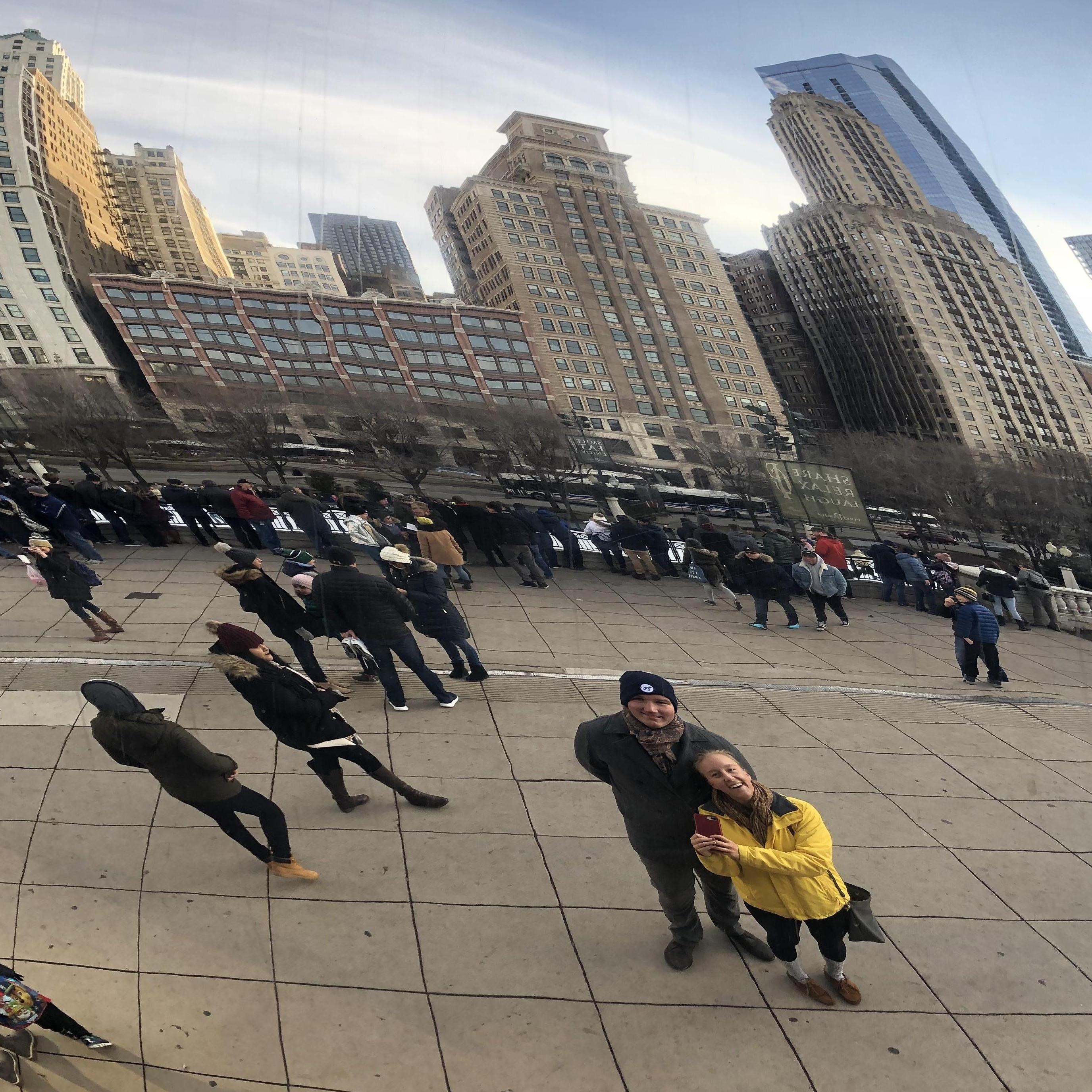 "The Bean," Chicago, Christmas 2018